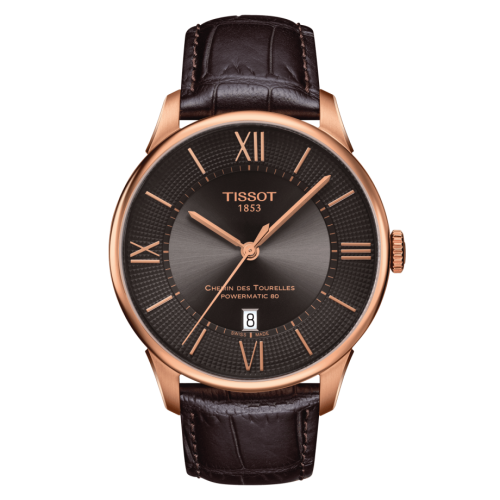 Tissot Chemin Des Tourelles Powermatic 80 42 Rose Gold / Grey